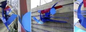 Schuttingbeeld 'De Reis'/Fence Sculpture 'The Journey' | 2013 | 80x180x50