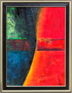 Wat Rood & Blauw Betreft | 2016 | 80x60 | oil on canvas