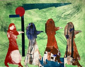 Women on the move | 2026 | 36x47 | ets/print/collage