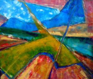 Landschap | 2016 | 60x70 | acryl op MDF